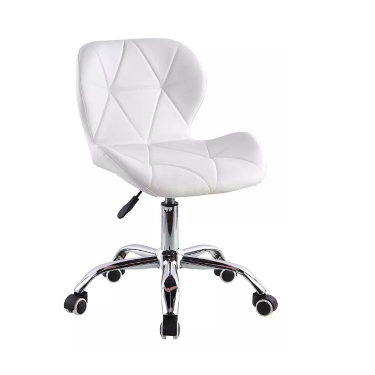 GENERICO - Silla De Escritorio Mariposa Giratoria Acolchada Blanco