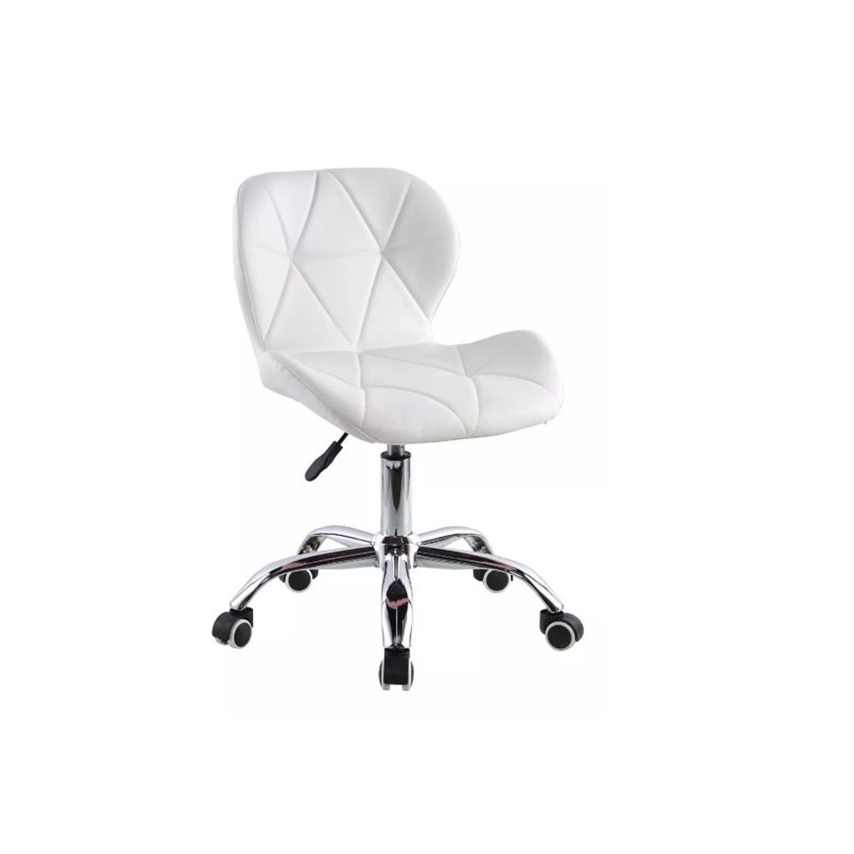 GENERICO - Silla De Escritorio Mariposa Giratoria Acolchada Blanco