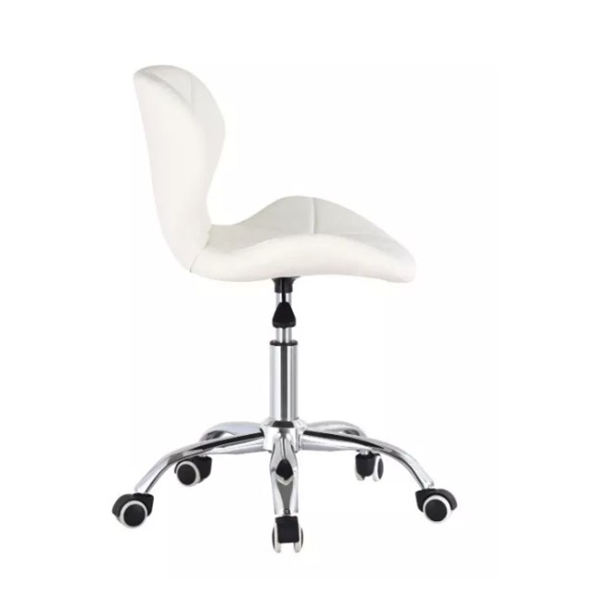 GENERICO - Silla De Escritorio Mariposa Giratoria Acolchada Blanco