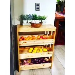 GENERICO - Frutero de Madera Rústico Anai
