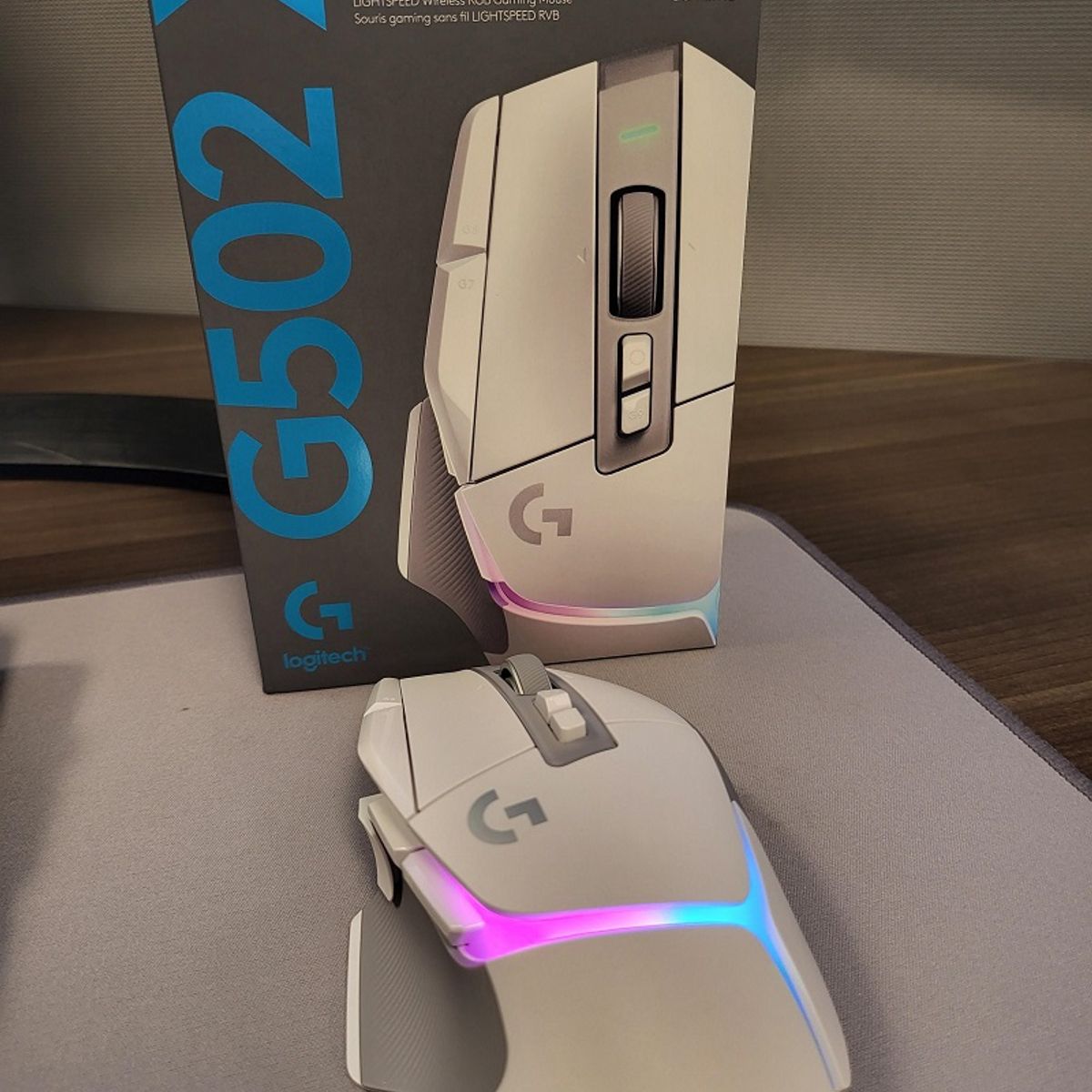 LOGITECH - Mouse Gamer Logitech G502 X Plus White RGB