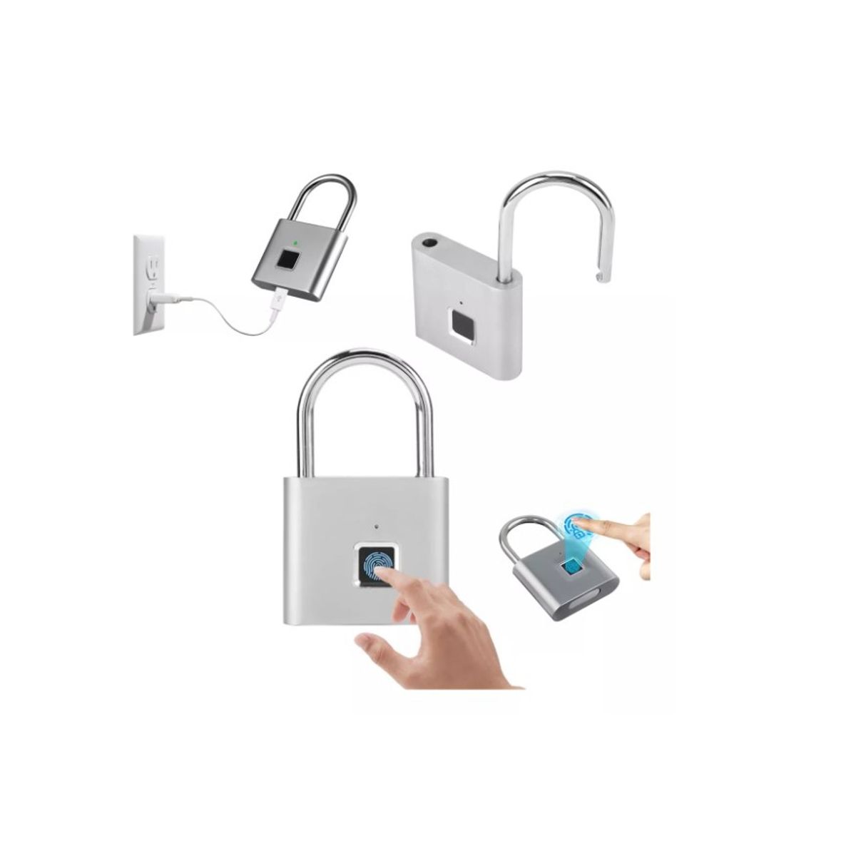 GENERICO - Cerradura Con Huellas Digital Inteligente Para Puertacajón