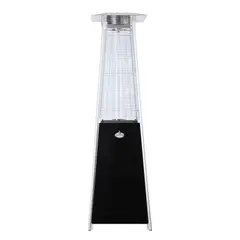 KLYMA - Estufa a Gas Exterior Terraza OBELISK LW Negro 1,8 metros