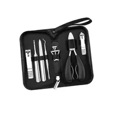 GENERICO - Set Estuche Herramientas Uñas Encarnadas Pedicura Cortauñas