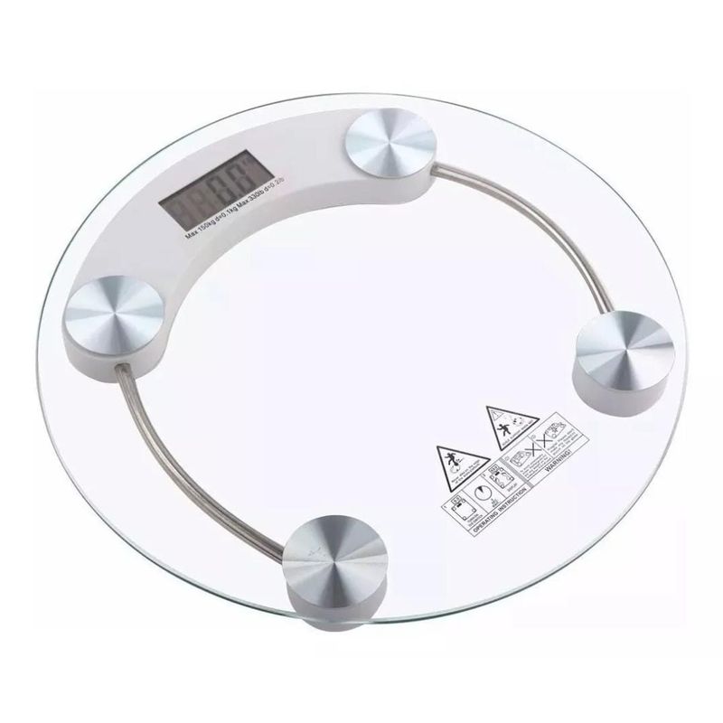 GENERICO - Balanza Digital de Baño Vidrio Templado 120kg