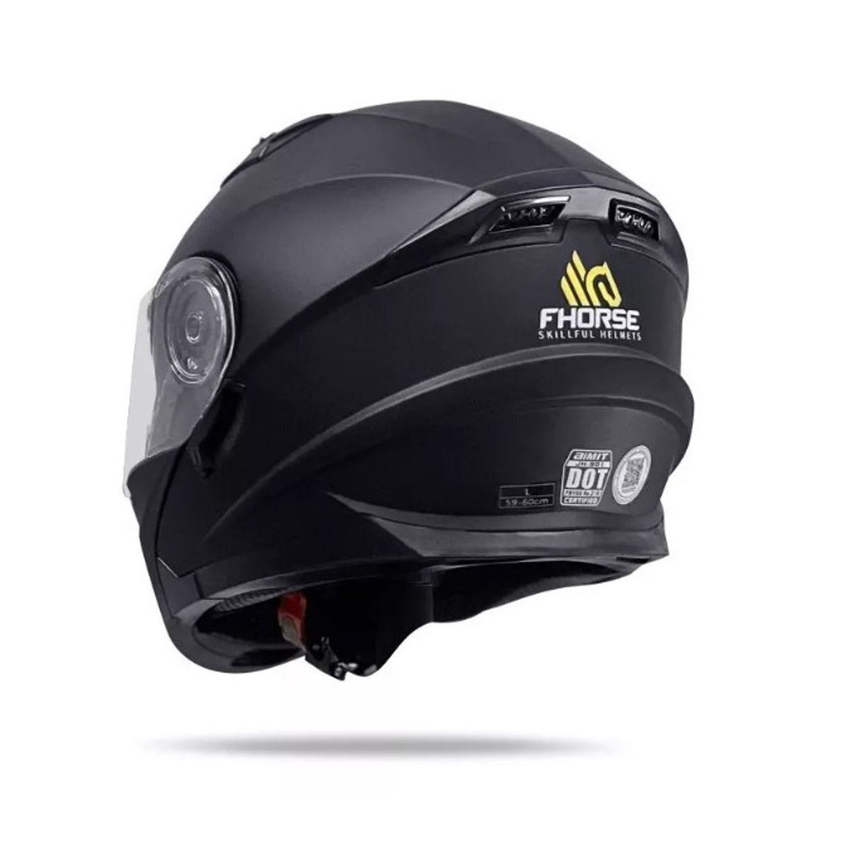 GENERICO - Casco Abatible De Moto Certificado Norma Dot  Fhorse Jh-901