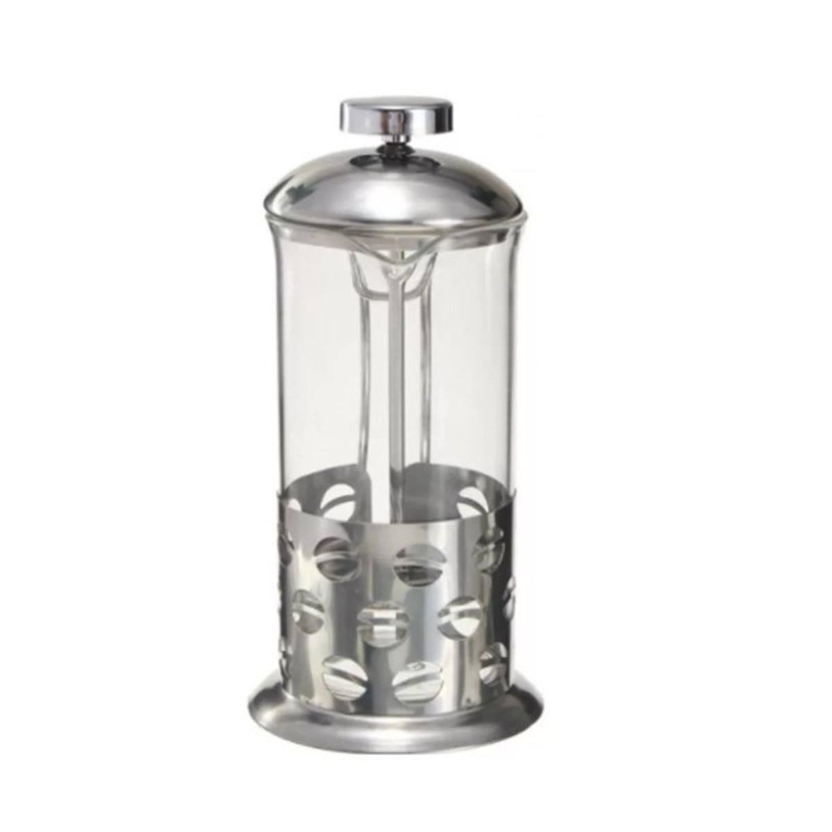 GENERICO - Cafetera Francesa Prensa Émbolo Acero Inoxidable 600 Ml D circular