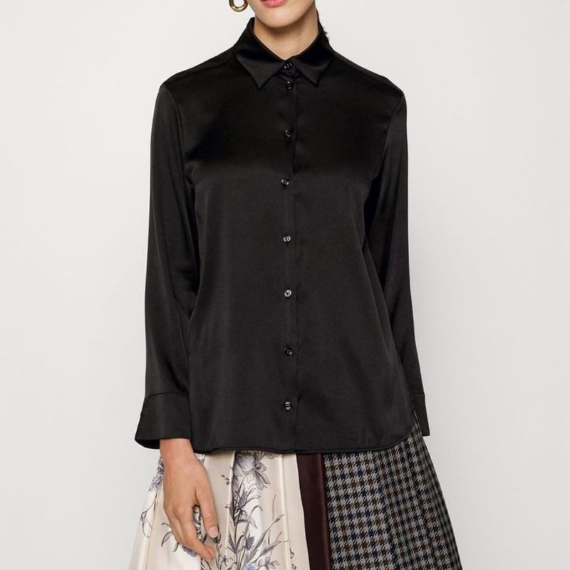 ARRAKASTA - Blusa larga satinada
