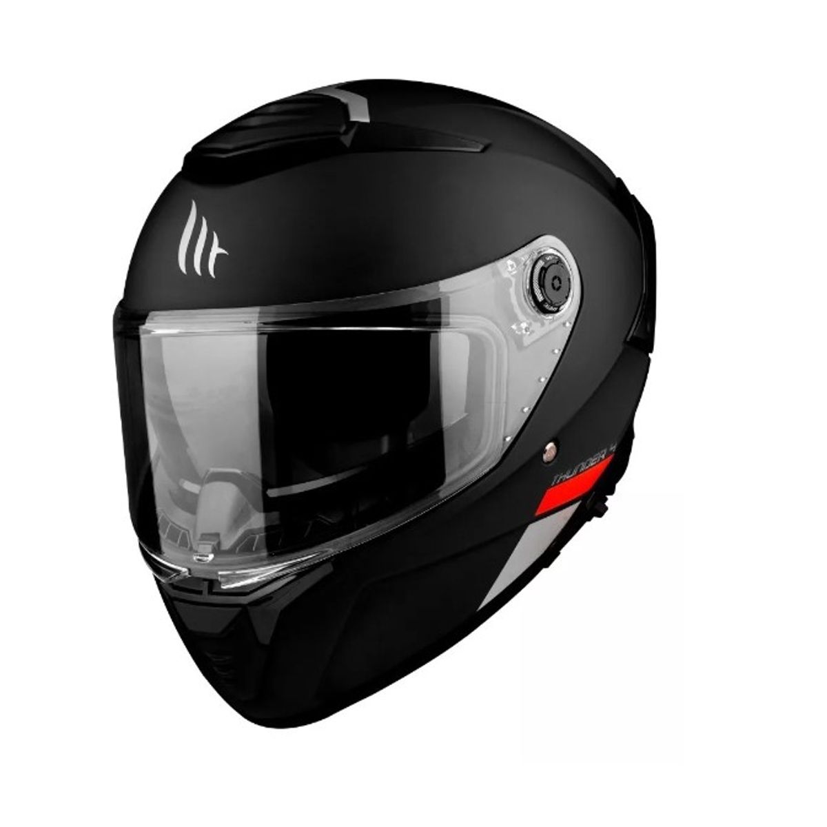 GENERICO - Casco  Thunder 4 Negro Mate + Pinlock Incluido Talla L