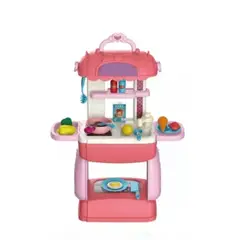 GENERICO - Maleta De Juegos Infantil 3 En 1 Cocina Para Niñas