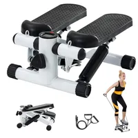 Mini Escaladora Elíptica Paso con Bandas Resistencia-negro