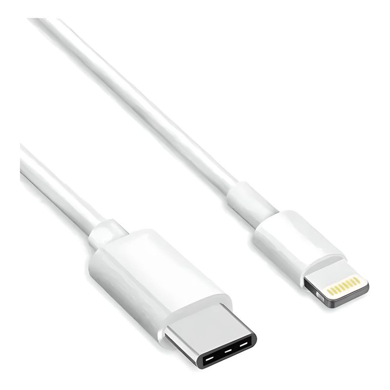 GENERICO - Cable Tipo C – Para Lightning 1m iPhone 12 Para Carga Rápida 20w