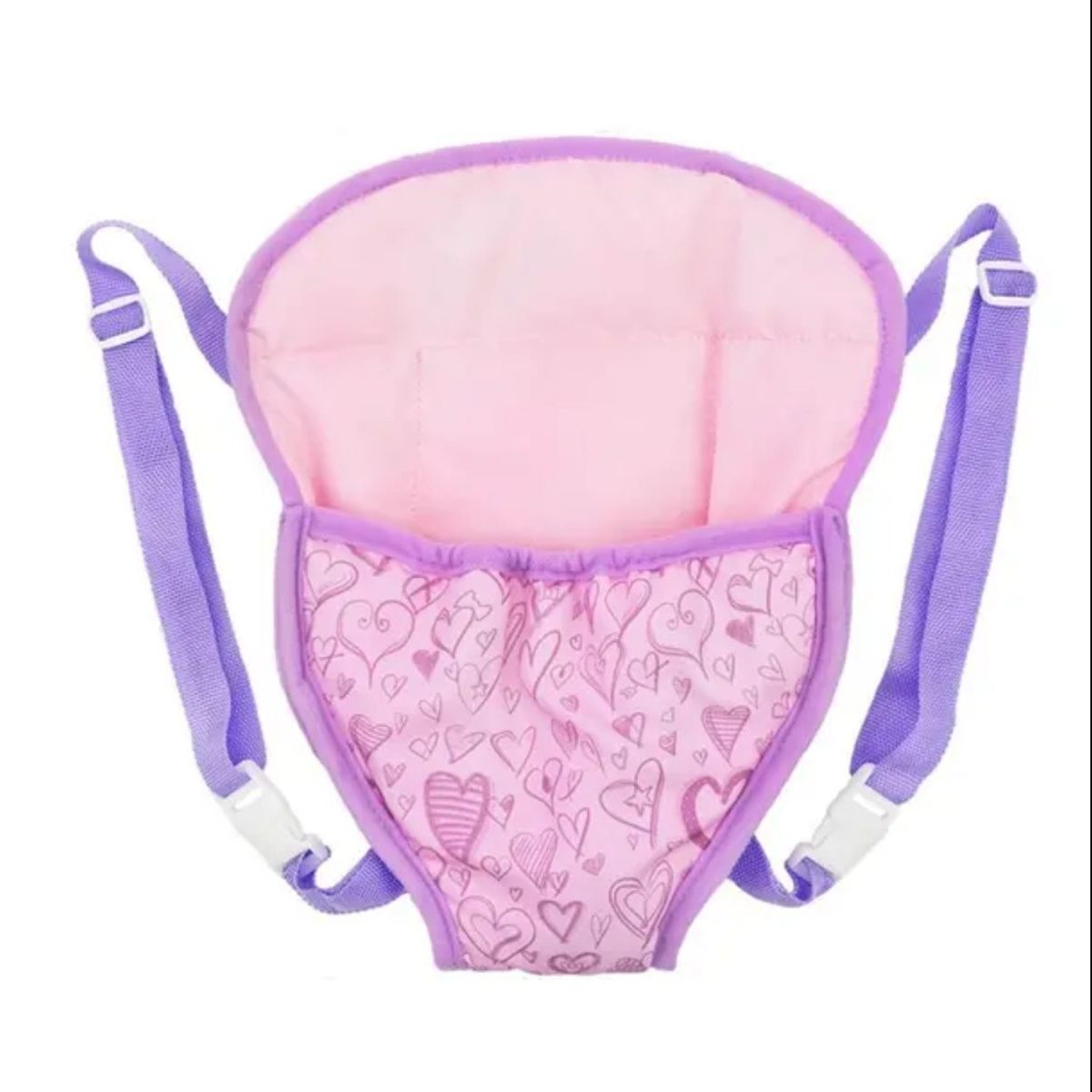 GENERICO - Mochila Porta Muñeca, Ajustable Para Niñas Entre 3 A 7 Años.