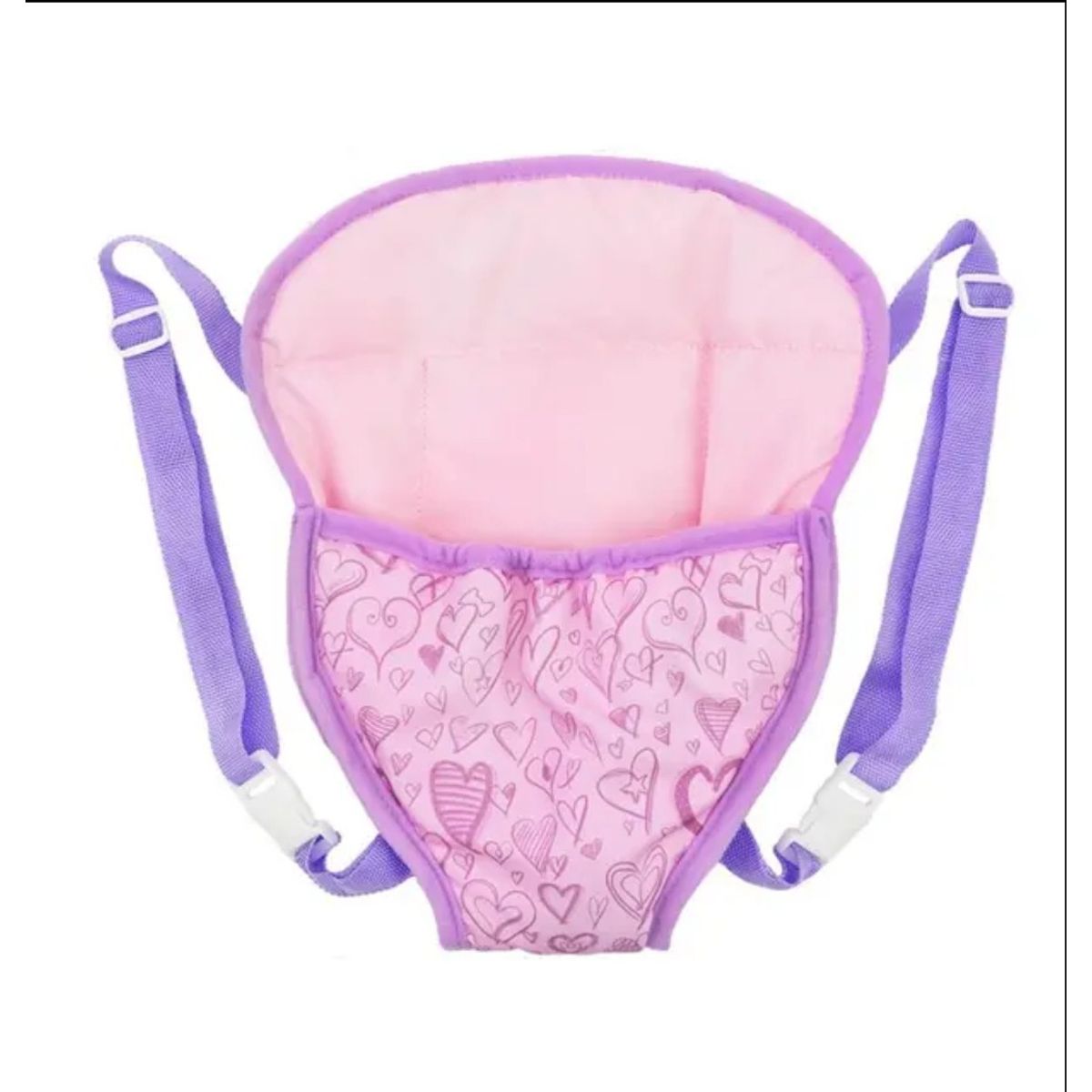 GENERICO - Mochila Porta Muñeca, Ajustable Para Niñas Entre 3 A 7 Años.