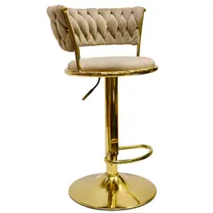 OH MI HOGAR - Taburete Regulable Luxury Beige