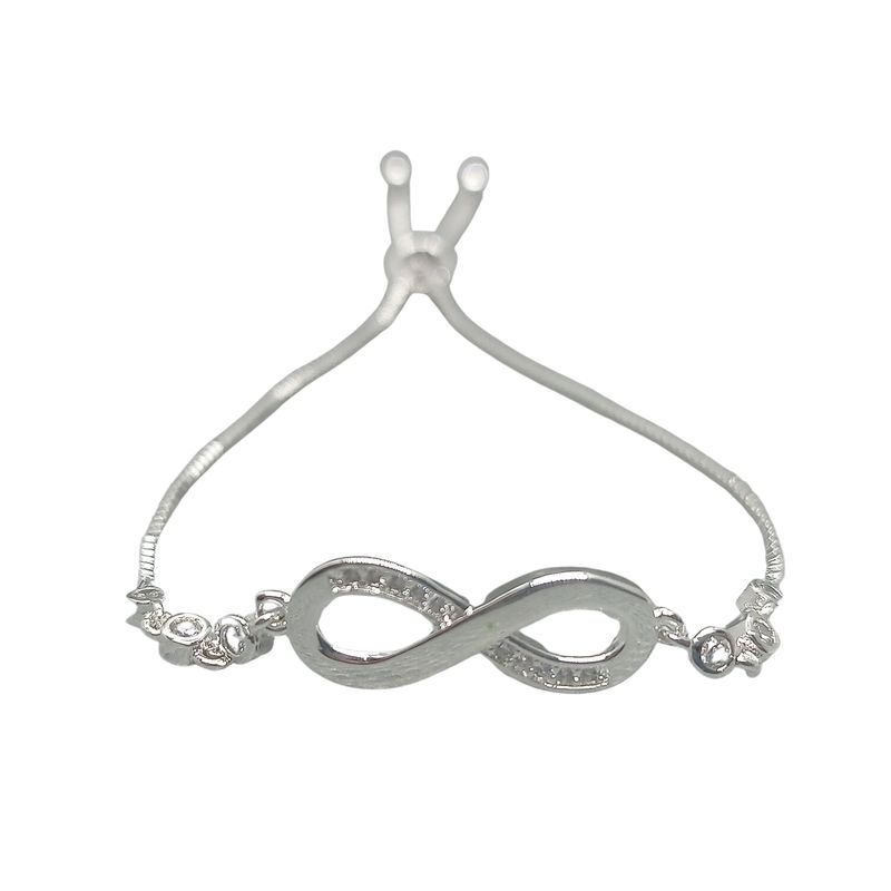 GENERICO - Pulsera Infinito de Plata 925