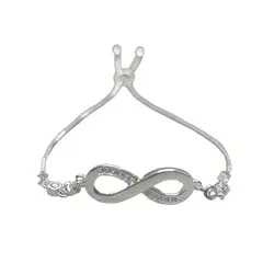 GENERICO - Pulsera Infinito de Plata 925
