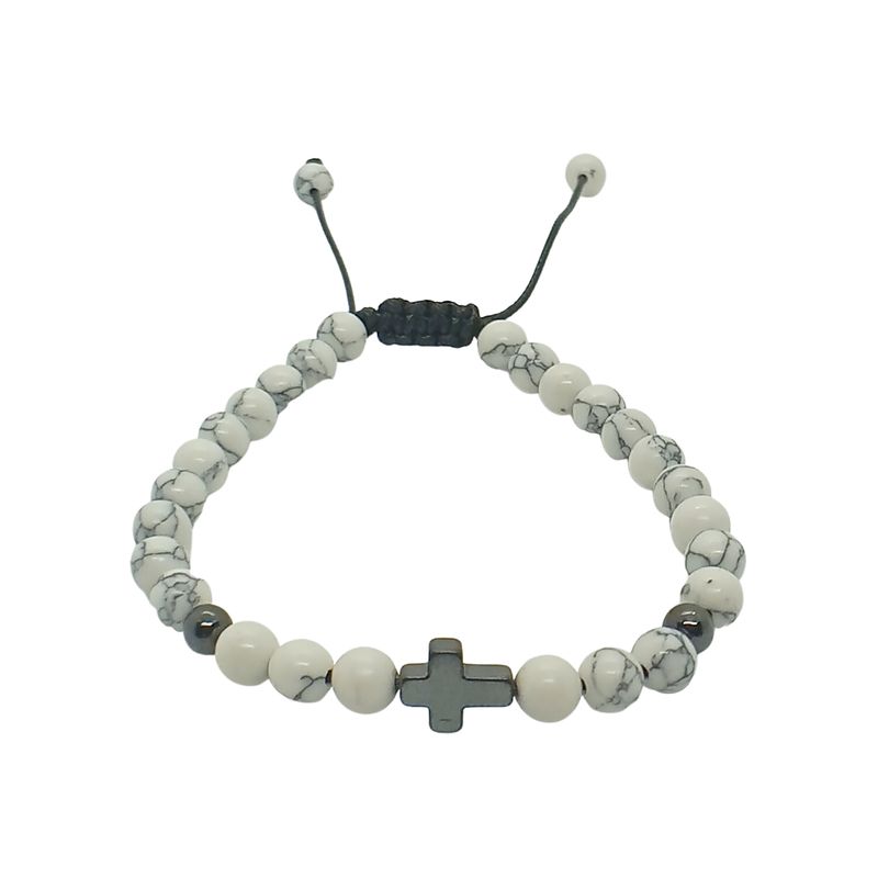 GENERICO - Pulsera Piedra Natural Blanca…