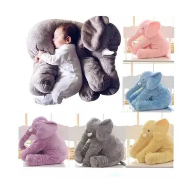 GENERICO - Elefante De Apego Peluche Para Bebés Y Niños Color Celeste
