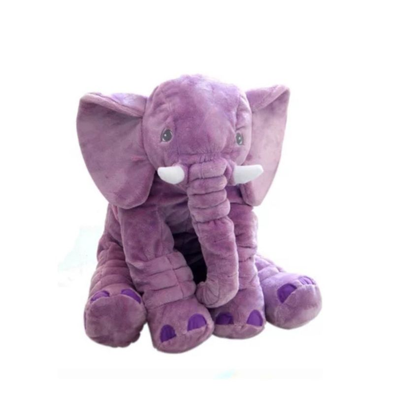 GENERICO - Elefante De Apego Peluche Para Bebés Y Niños Color Morado