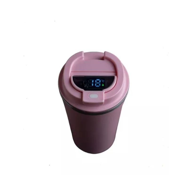 GENERICO - Vaso Térmico Digital Led tazón Térmicode 12 Litro Color Rosado