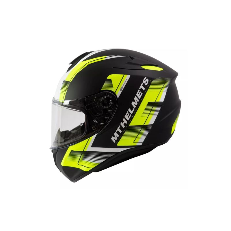 GENERICO - Casco De Moto  Targo Ivy D3 Amarillo Fluor Mate