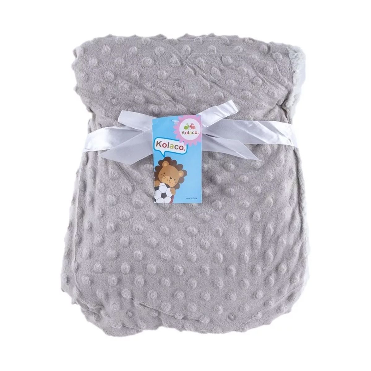 GENERICO - Manta Frazada Suave Para Bebé 80100cm Gris