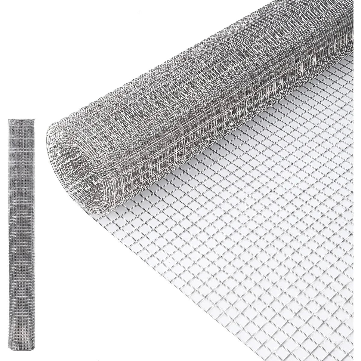 KUANGYE - Malla Jardín Soldada Galvanizada Alto 60cms Largo 10mtrs