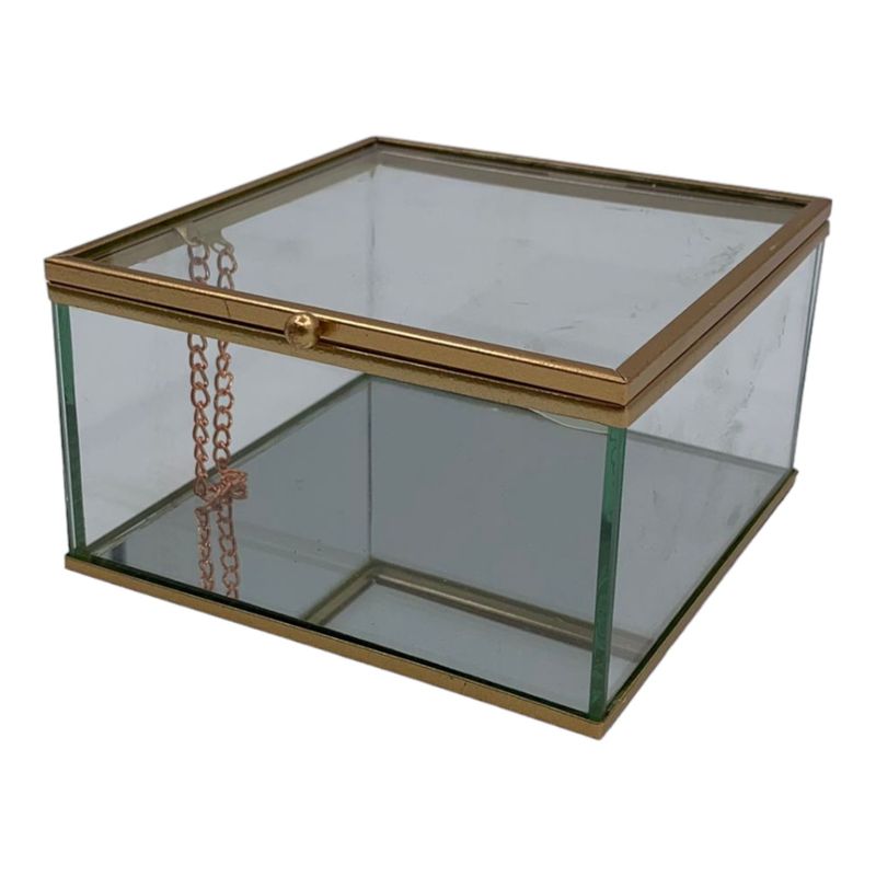 HOMEWELL - Caja Vidrio 11.5*11.5*6cm HOMEWELL