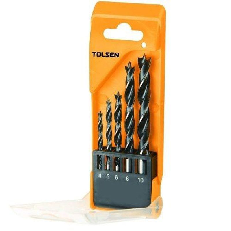 TOLSEN - BROCA PARA MADERA JUEGO 5 PIEZAS TOLSEN 75625