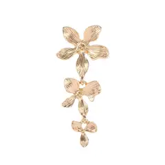 VATYERTY - Aros Colgantes Diseño De Flor Dorada