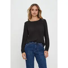 ASH - Blusa Lisa Negro