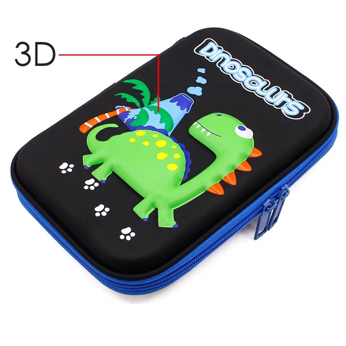 FOSKA - Estuche Dinosaurio 3D para Niños