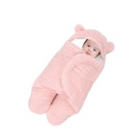Saco Manta Envoltura De Dormir Bebe 0 a 3 Meses Rosado