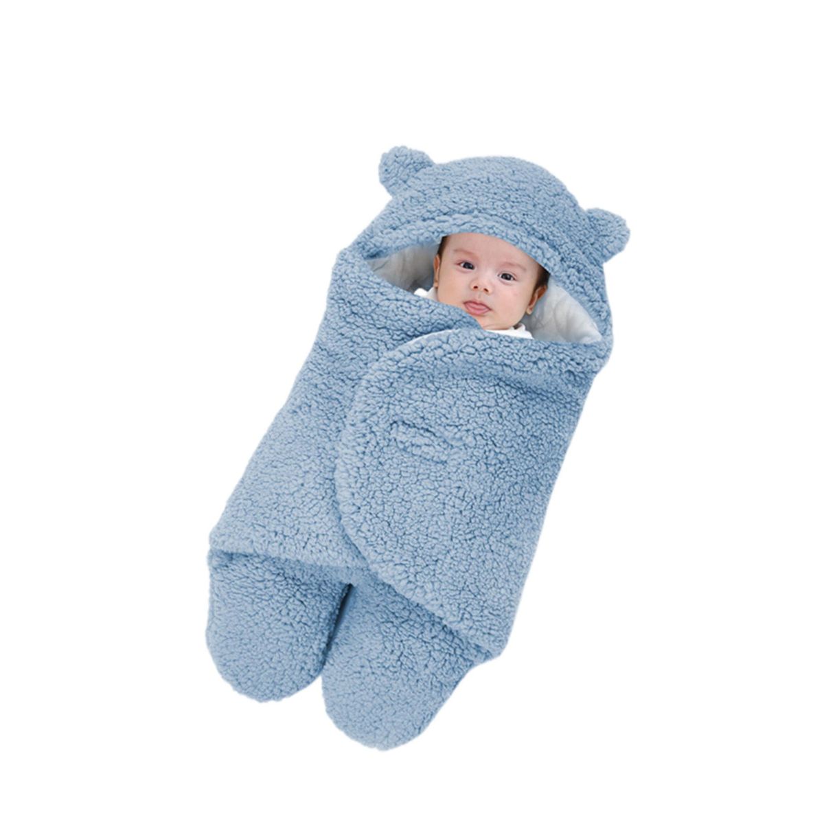 BABYLUNA - Saco Manta Envoltura De Dormir Bebe 0 a 3 Meses Celeste