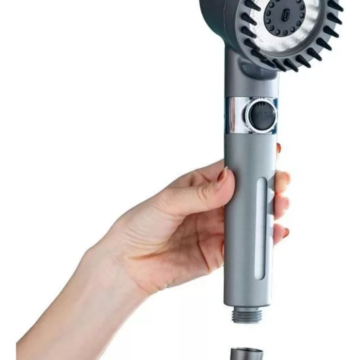 GENERICO - Cabezal Ducha Alta Presion Ajustable Con Filtro Telefono