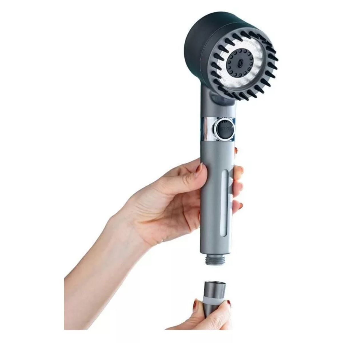 GENERICO - Cabezal Ducha Alta Presion Ajustable Con Filtro Telefono