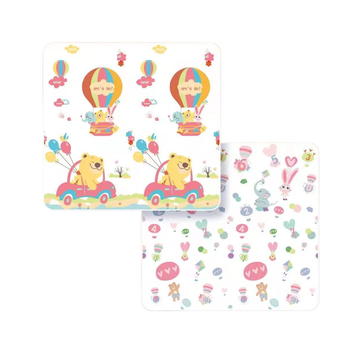 BABYLUNA - Alfombra Anti Golpe Impermeable 200x180 OSOS