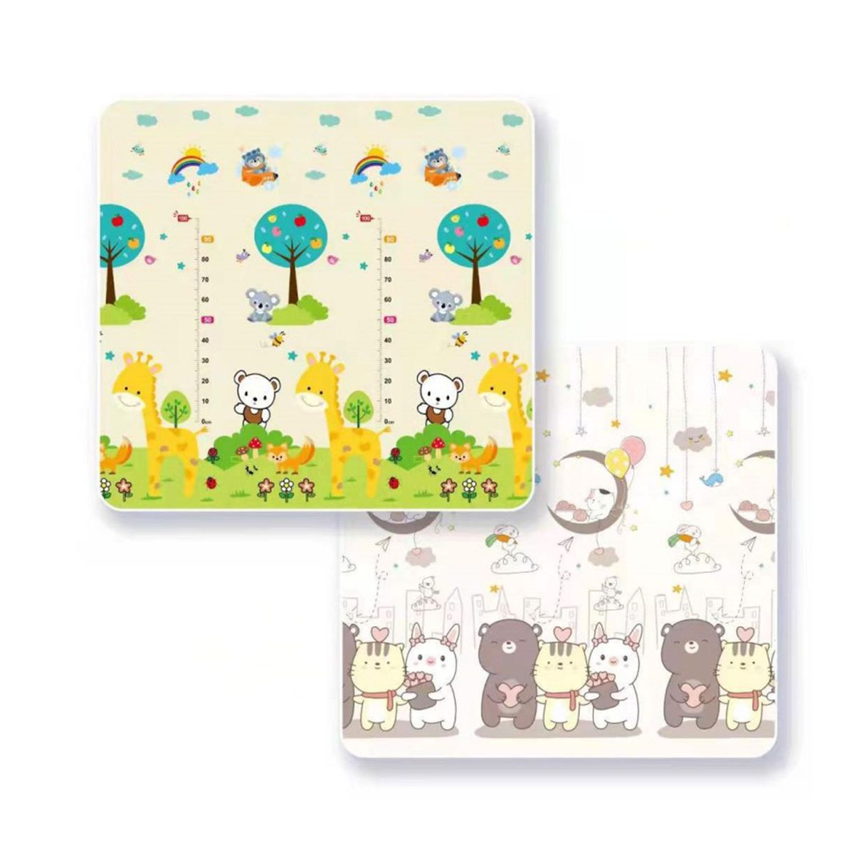 BABYLUNA - Alfombra Anti Golpe Impermeable 200x180 Jirafa