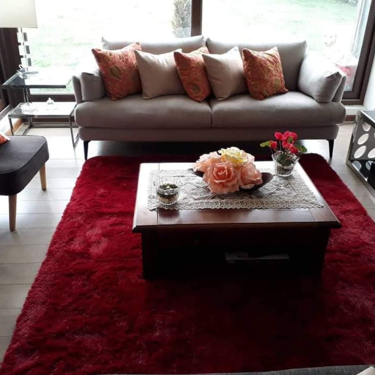 GENERICO - Alfombras Peludita Medida 180X200cm Para Living o Habitación MH