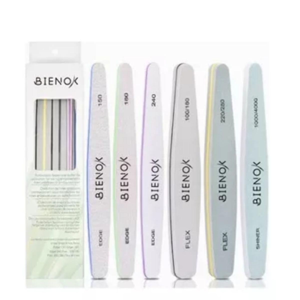 GENERICO - Limas De Uñas Profesionales, 6 Piezas