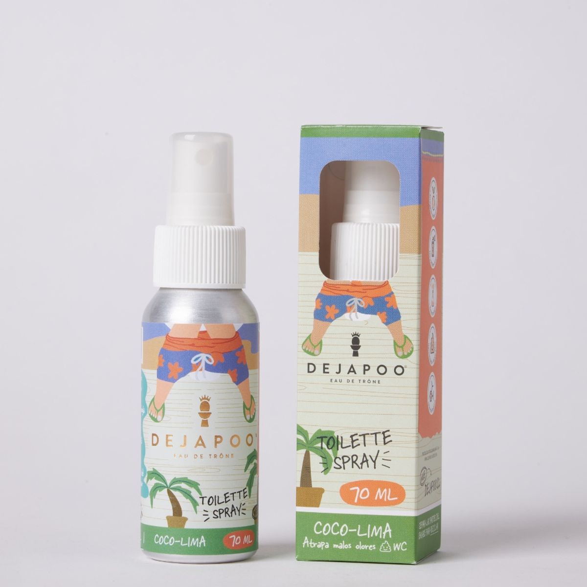 DEJAPOO - Spray Eliminador de Malos Olores WC Dejapoo 70 ml - Coco Lima