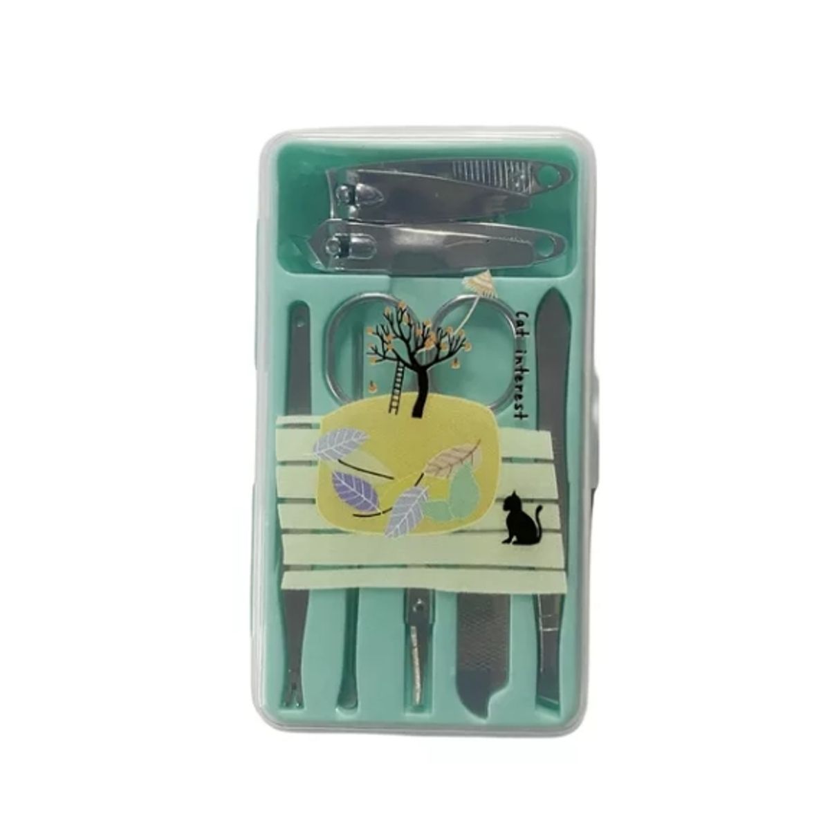 GENERICO - Set Corta Uñas Manicure 7 Piezas Herramientas