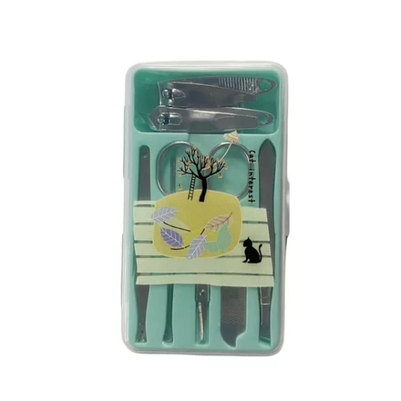 GENERICO - Set Corta Uñas Manicure 7 Piezas Herramientas