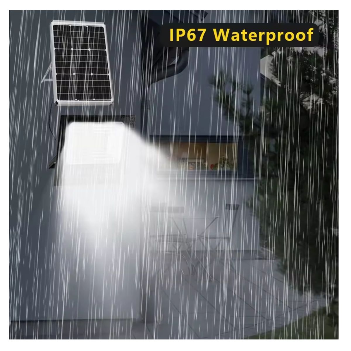 GENERICO - Foco Solar 200w Panel Solar Ip67 Led Kit Control Impermeable