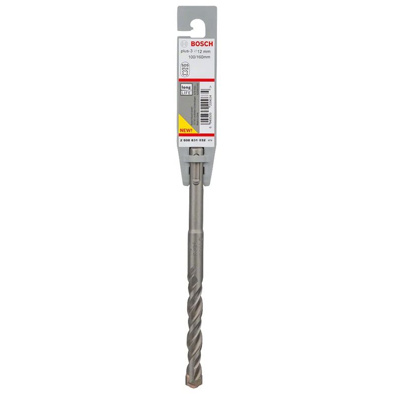 BOSCH - BROCA PARA CONCRETO BOSCH SDS PLUS-3 12X100X160MM 2608831032