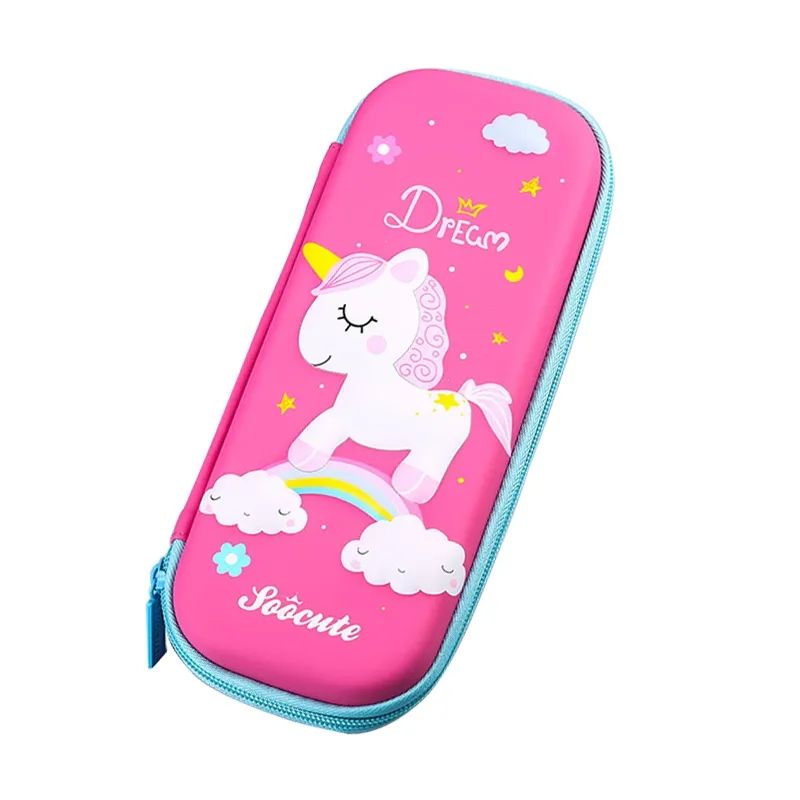 FOSKA - Estuche Unicornio 3D para Niños