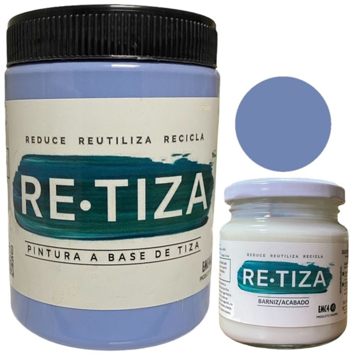 RETIZA - KILO PINTURA AZUL CELESTE/ALASKA+ ACABADO 240 ML