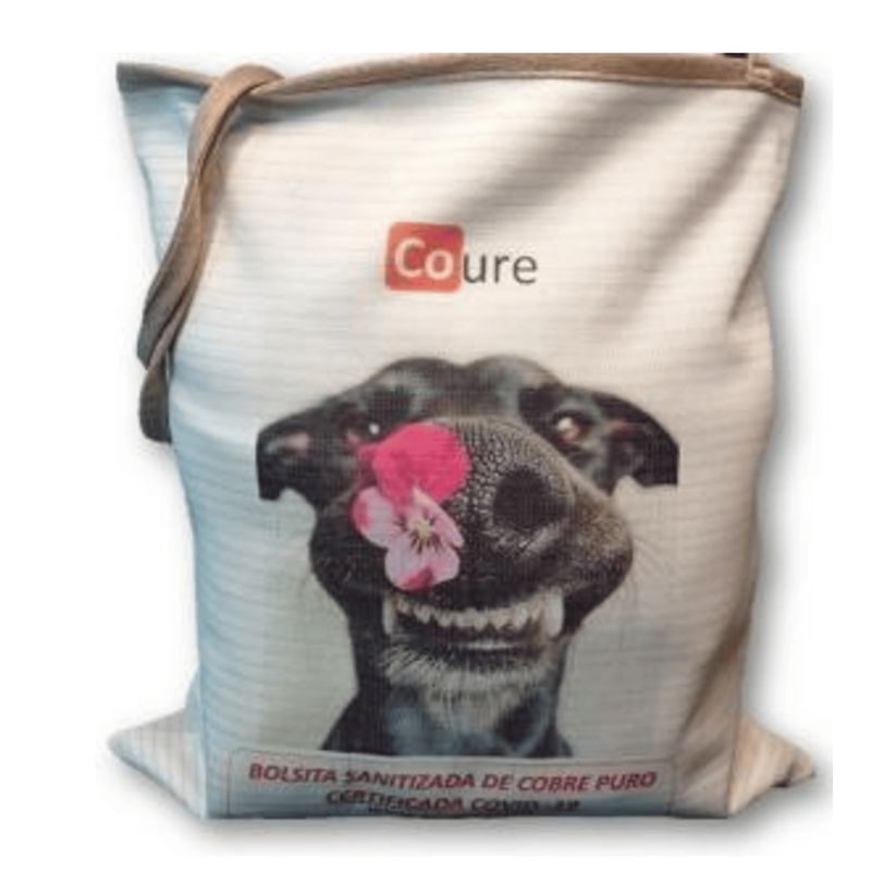 DCOBRE - Bolsa Reutilizable con COBRE PERRO FLOR