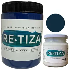 RETIZA - KILO PINTURA AZUL MARINO + ACABADO 240ML